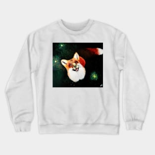 Fox and Fireflies Crewneck Sweatshirt